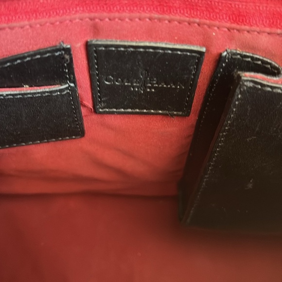 Cole Haan Women’s Black Leather Tote Bag Purse - Picture 13 of 16